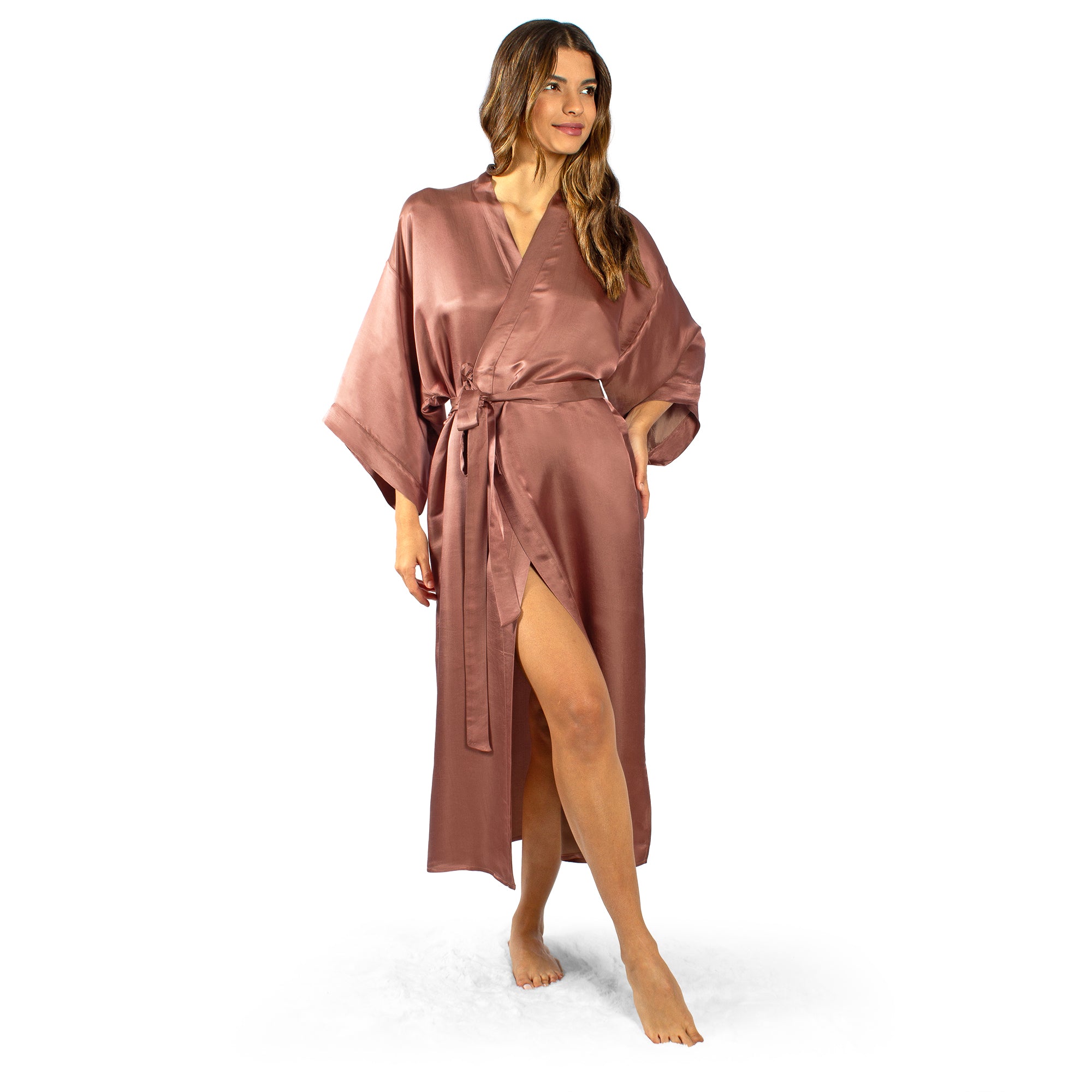 100 silk kimono robe best sale